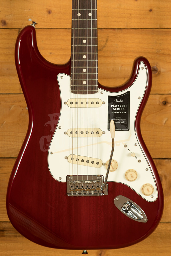 Fender Player II Stratocaster Chambered | Transparent Cherry Burst