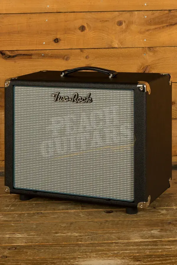 Two-Rock Small Open Back 1x12 Cab - Black Bronco - Silver Blue Smoke