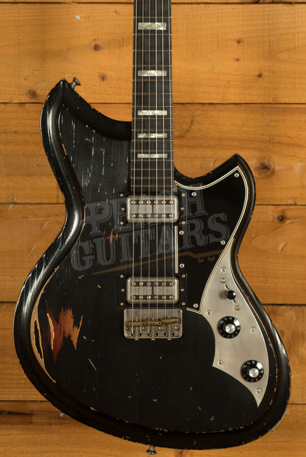 Novo Custom Series Serus TC | Bull Black over '64 3-Tone Burst