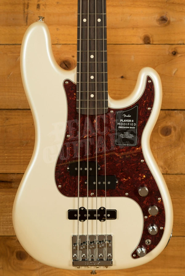 Fender Player II Modified Active Precision Bass - Rosewood - Olympic Pearl
