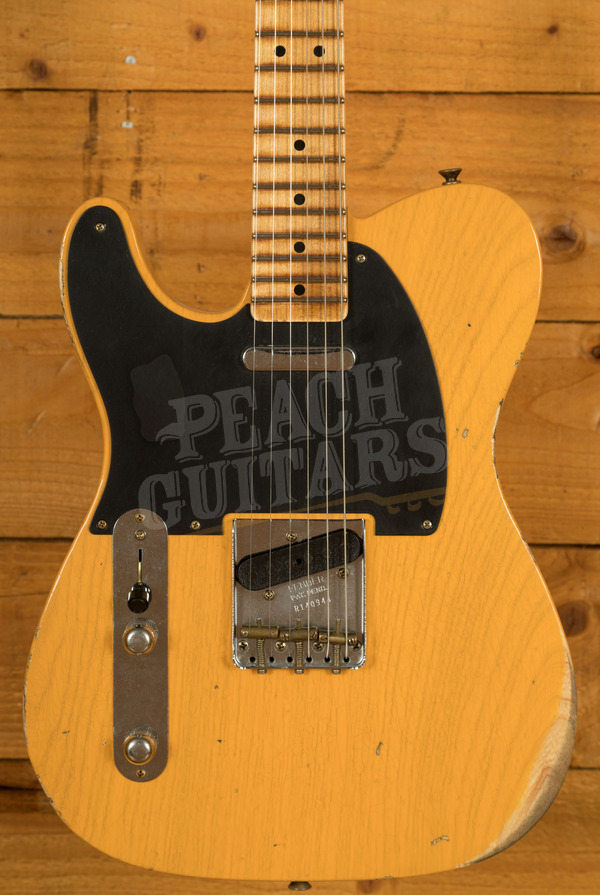 Fender Custom Shop '52 Tele Relic Butterscotch Blonde *Left-Handed*