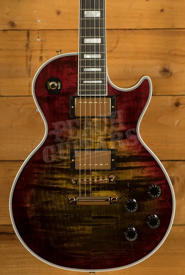 Gibson Custom Les Paul Axcess Custom Gloss | Figured Bengal Burst