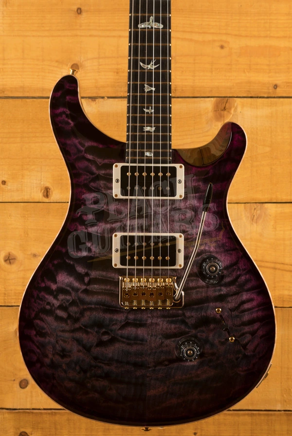 PRS Custom 24 Flame Maple Neck 10 Top Pattern Thin Ebony Custom Colour