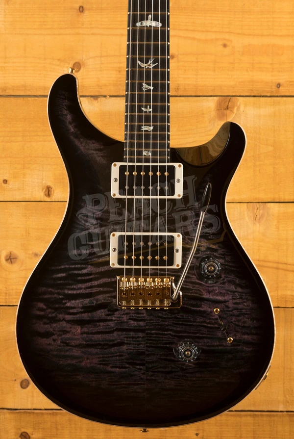 PRS Custom 24 Flame Maple Neck 10 Top Pattern Thin Ebony Custom Colour