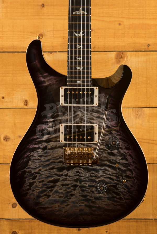 PRS Custom 24 Flame Maple Neck 10 Top Pattern Thin Ebony Custom Colour