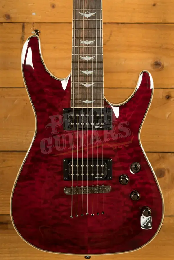 Schecter Omen Extreme-7 - Rosewood - Black Cherry - 7-String