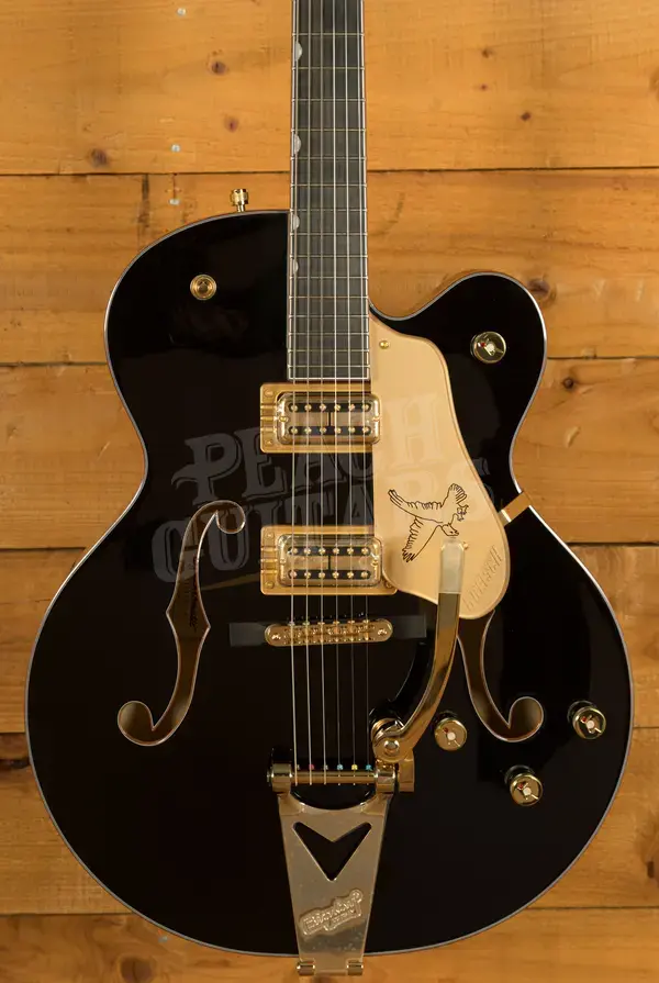 Gretsch Synchromatic Falcon Hollow Body Single-Cut with Bigsby - Ebony - Black
