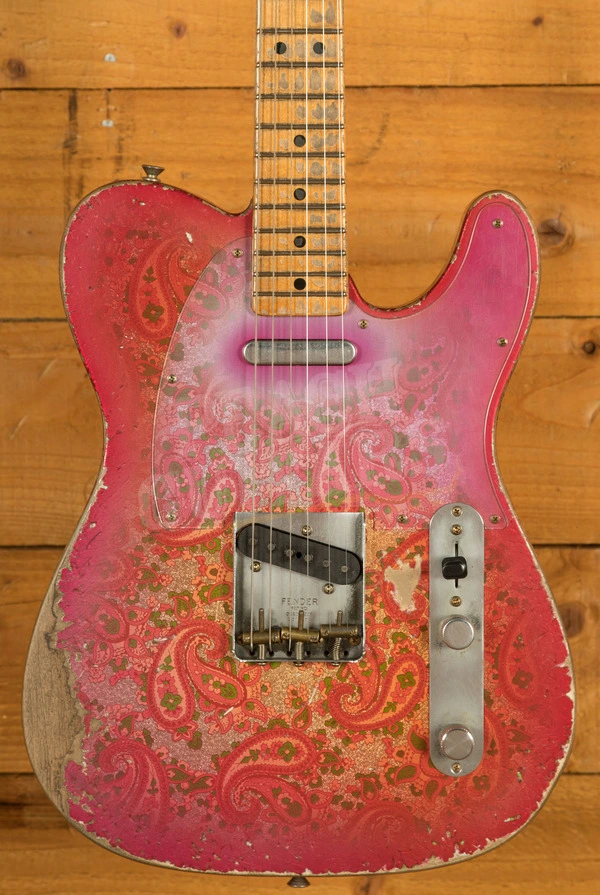 Fender Custom Shop Masterbuilt Dale Wilson 68 Tele - Pink Paisley