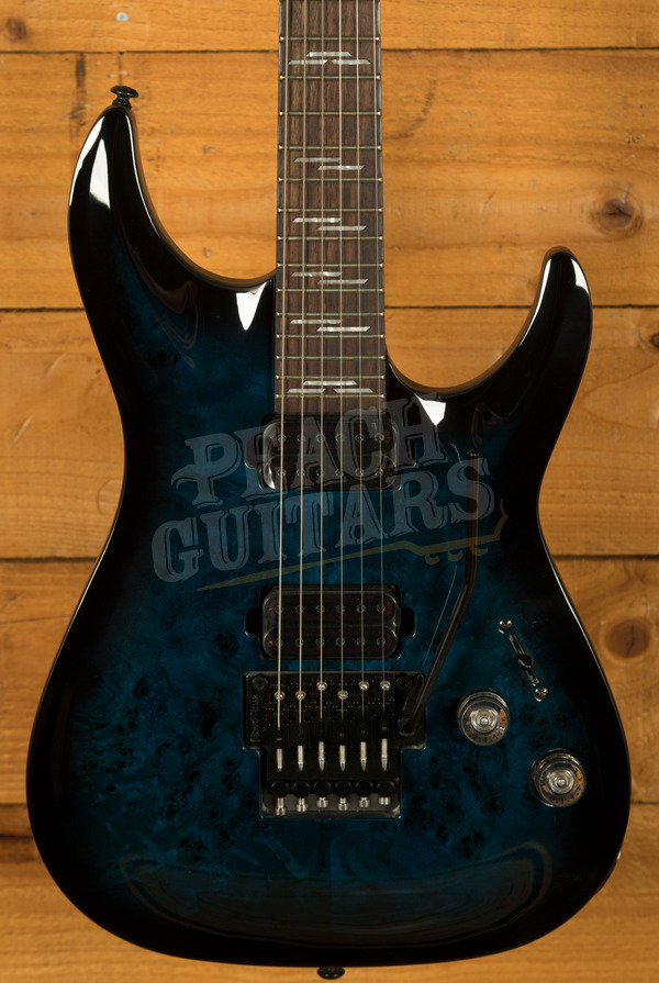 Schecter Omen Elite-6 FR | See-Thru Blue Burst