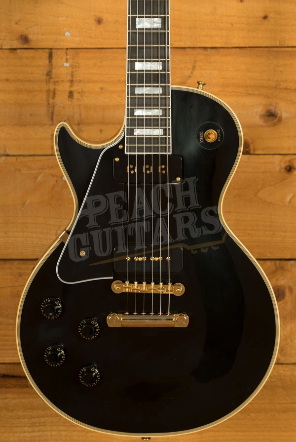 Gibson Custom 1954 Les Paul Custom Reissue | Ebony - VOS *Left-Handed*