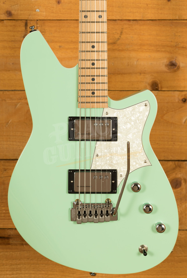 Reverend Bolt-On Series | Descent W Baritone - Oceanside Green - Roasted Maple