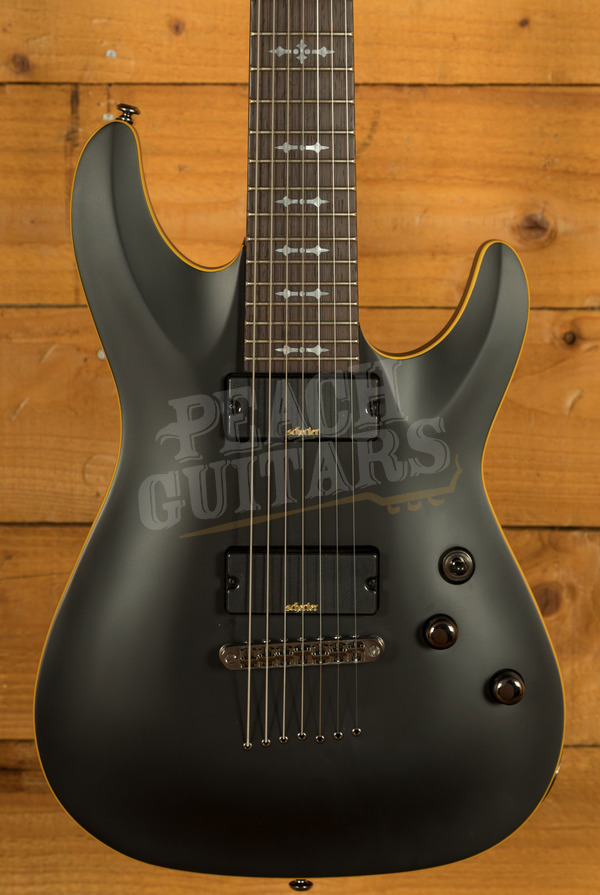 Schecter Demon-7 | 7-String - Aged Black Satin