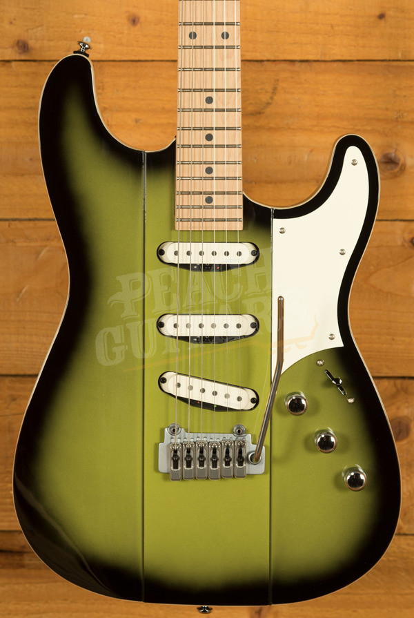 Reverend Signature Series | Greg Koch Gristle ST - Avocado Burst - Roasted Maple