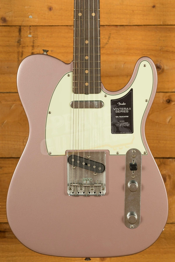 Fender Vintera II Road Worn '60s Telecaster - Rosewood - Burgundy Mist Metallic