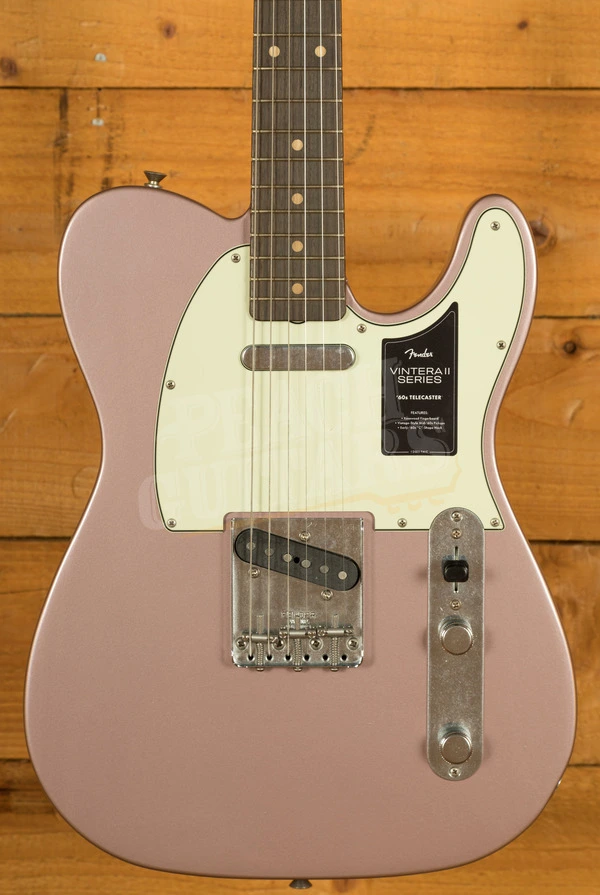 Fender Vintera II Road Worn '60s Telecaster - Rosewood - Burgundy Mist Metallic