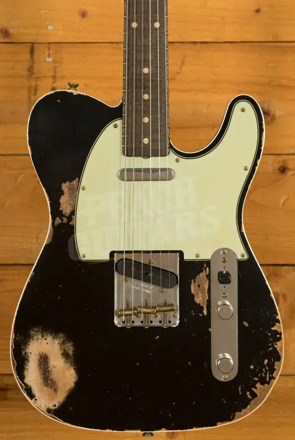 Fender Custom Shop 60 Tele - Custom Heavy Relic Black