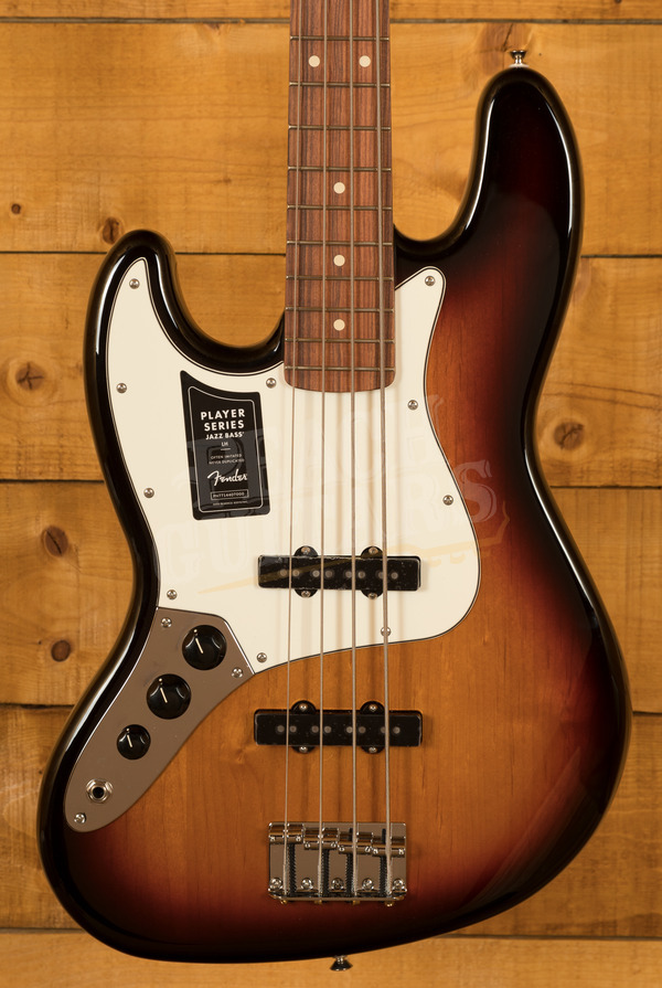 Fender Player Jazz Bass | Left-Handed - Pau Ferro - 3-Colour Sunburst