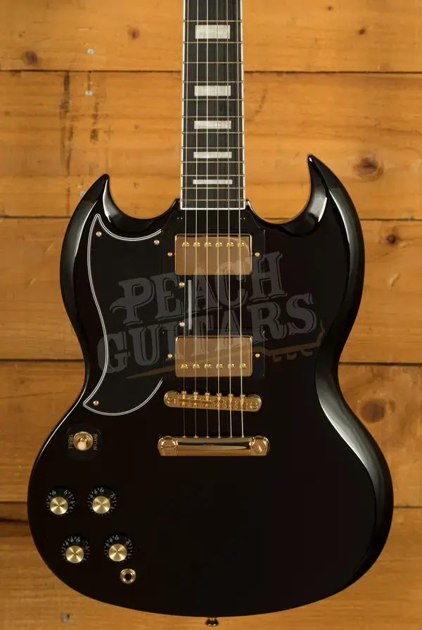 Epiphone Inspired by Gibson SG Custom | Ebony w/Gigbag *Left-Handed*