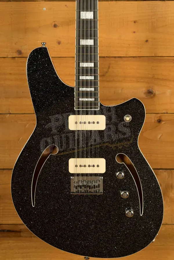 Reverend Airwave 12-String - Black Sparkle