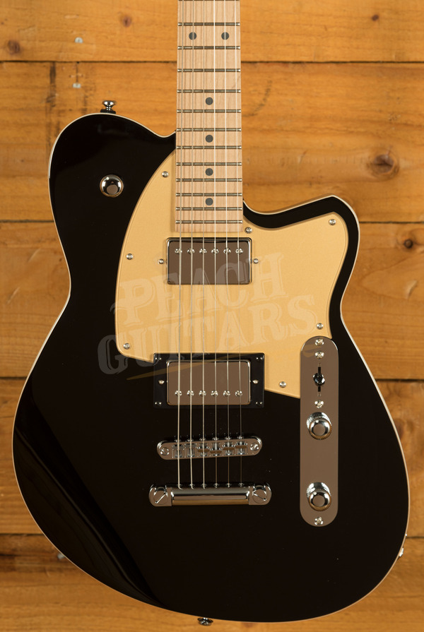 Reverend Bolt-On Series | Charger HB - Midnight Black - Roasted Maple