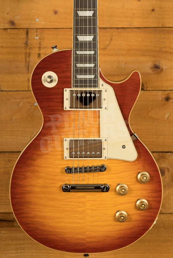 Epiphone Inspired by Gibson Les Paul Standard 50s Figured | Washed Cherry Sunburst w/Gigbag