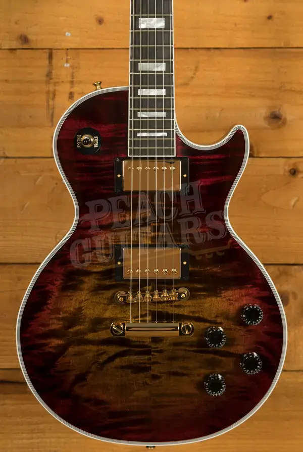 Gibson Custom Les Paul Axcess Custom Gloss | Figured Bengal Burst