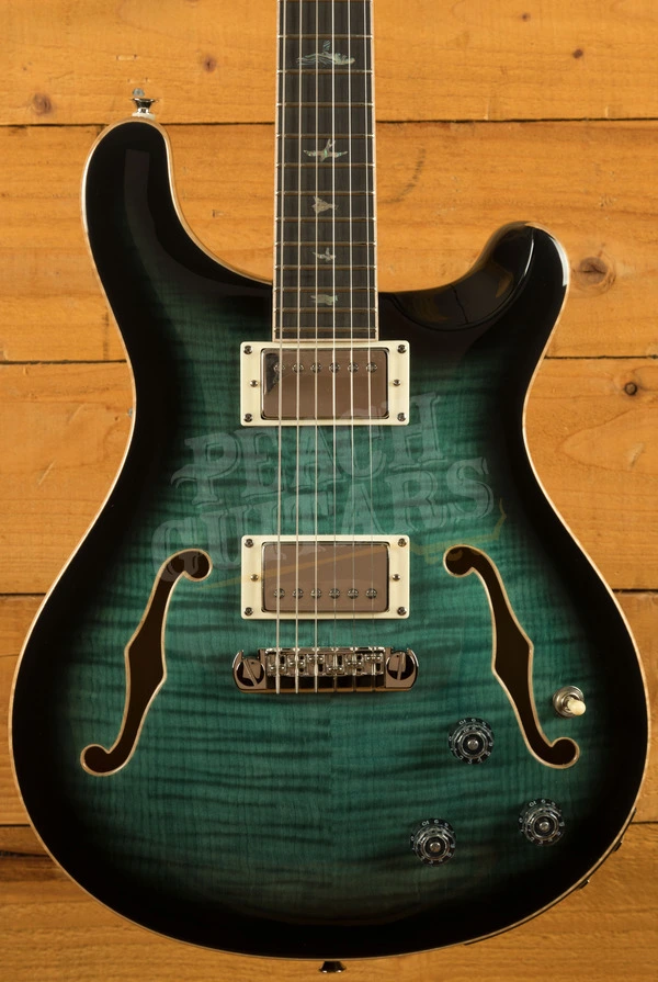 PRS SE Hollowbody II Piezo | Peacock Blue Burst