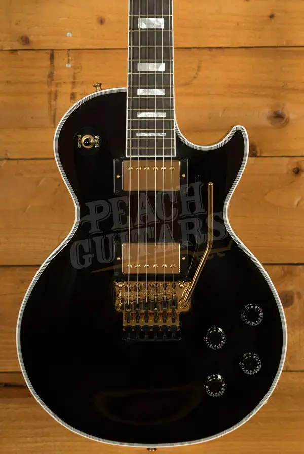 Gibson Custom Les Paul Axcess Custom w/Ebony Fingerboard Floyd Rose | Gloss Ebony