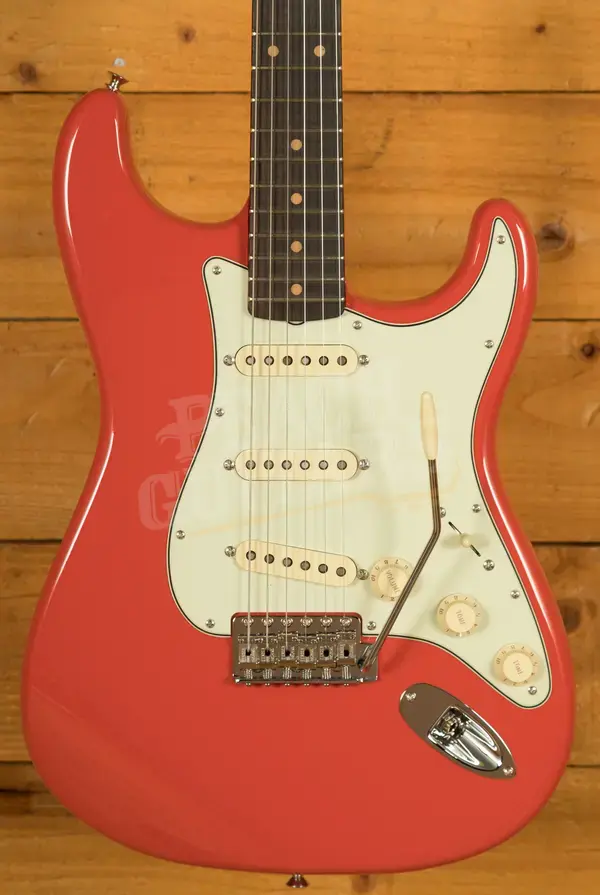 Fender Peach Guitars Exclusive American Vintage II '61 Stratocaster - Rosewood - Fiesta Red