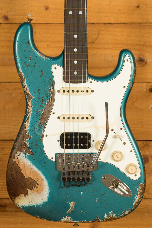 Fender Custom Shop 69 HSS Strat | Super Heavy Relic Ocean Turquoise