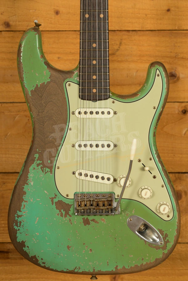 Fender Custom Shop Masterbuilt Dale Wilson 61 Strat - Heavy Relic Seafoam Green