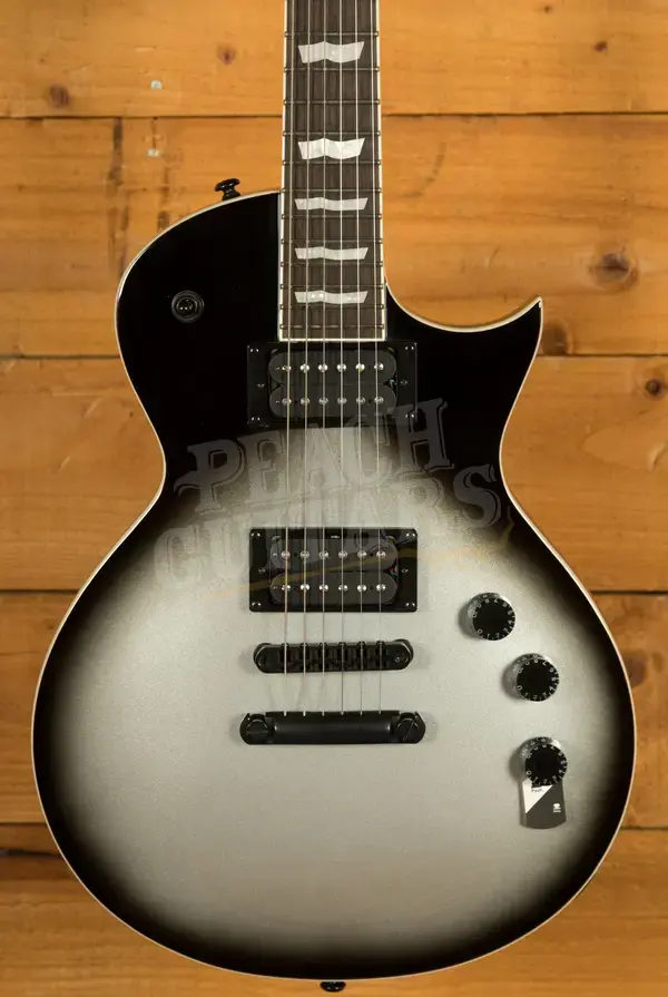 ESP LTD EC-256 - Silver Sunburst Teardrop