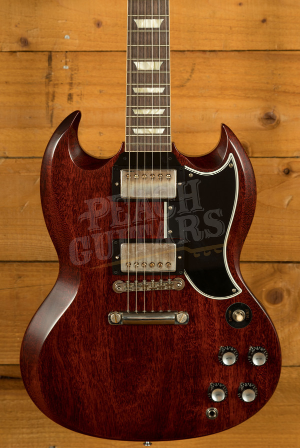 Gibson Custom 1961 Les Paul SG Standard Reissue Stop-Bar | Cherry Red - VOS