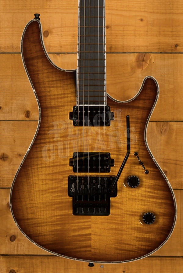 Mayones Regius Pro 6 Amber 2-Tone Burst