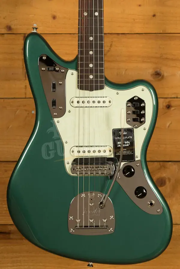 Fender Vintera III Mid '60s Jaguar - Rosewood - Sherwood Green Metallic