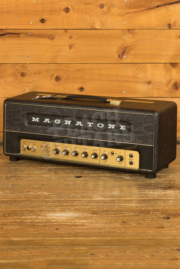 Magnatone Slash Signature Collection Super Fifty Nine M80 Electric Guitar Amplifier Head - 45W - Purple Python