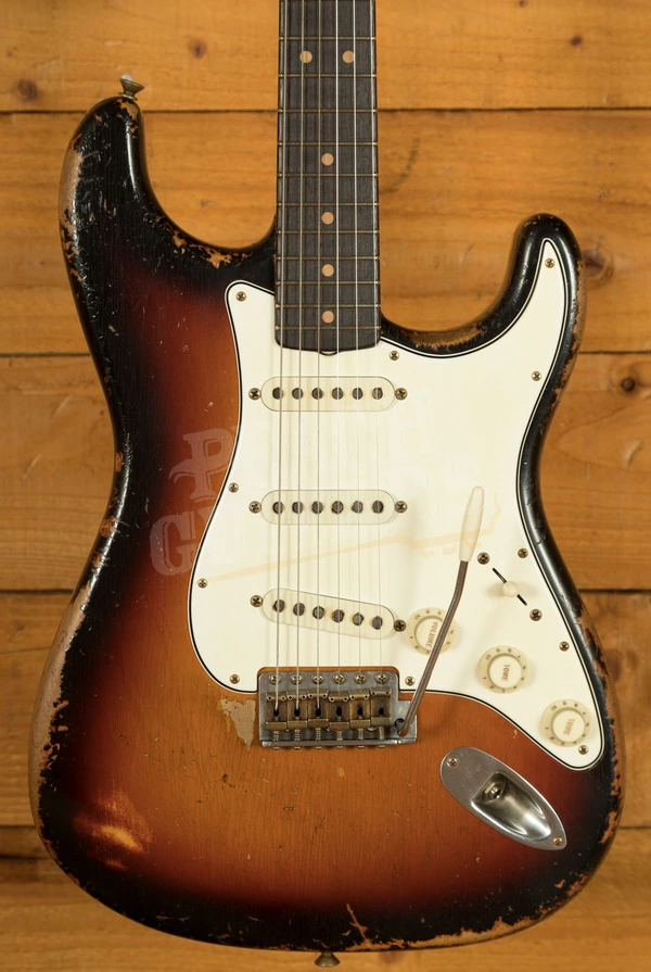 Fender Custom Shop Masterbuilt Dale Wilson 64 Strat - Relic 3-Tone Sunburst *Used*