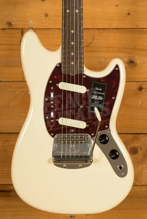 Fender Vintera III Mid '60s Mustang - Rosewood - Olympic White