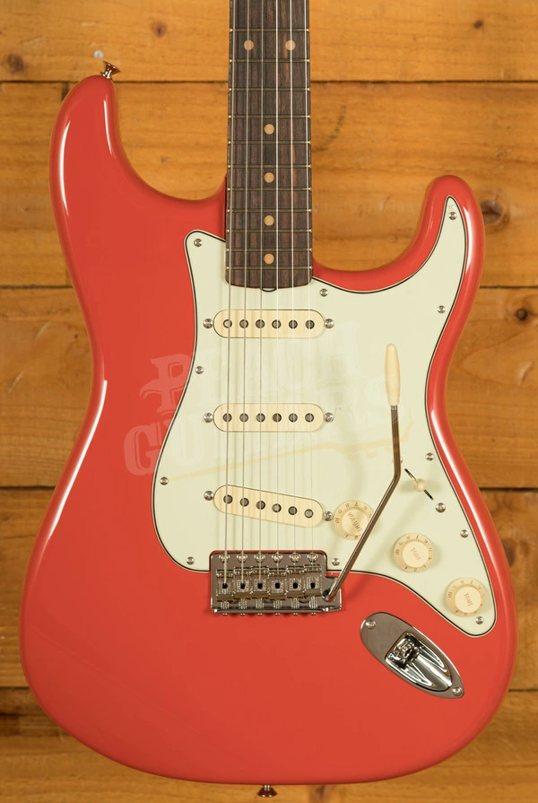 Fender Peach Guitars Exclusive American Vintage II '61 Stratocaster - Rosewood - Fiesta Red