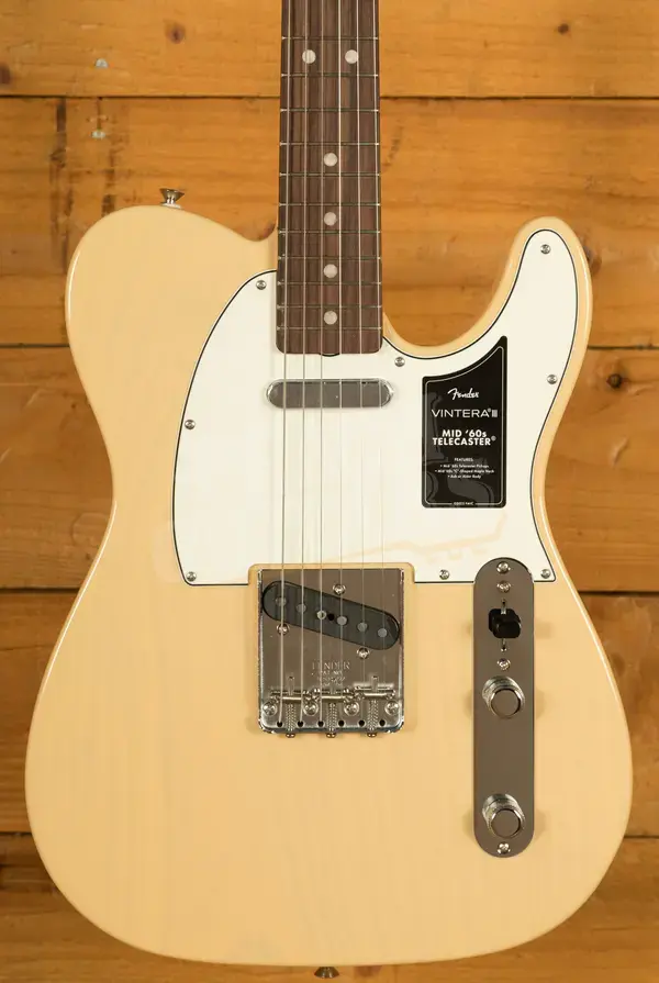 Fender Vintera III Mid '60s Telecaster - Rosewood - Vintage Blonde