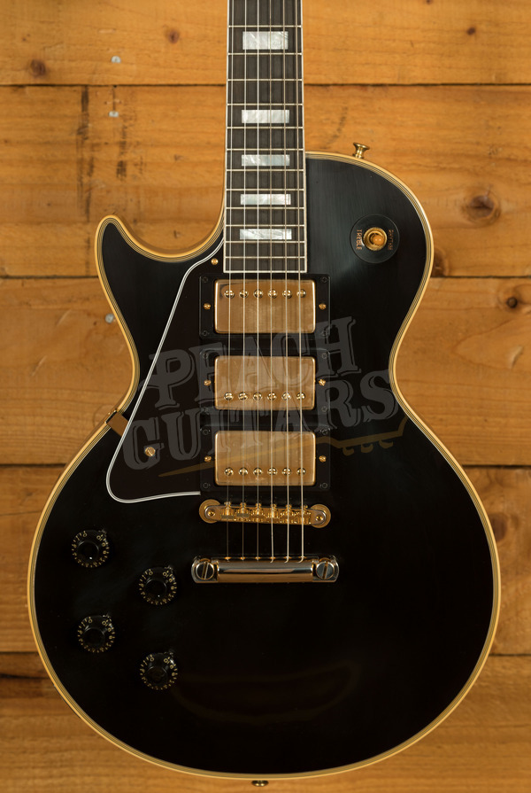 Gibson Custom 1957 Les Paul Custom Reissue 3-Pickup VOS Ebony *Left-Handed*