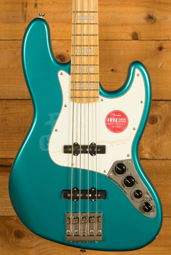 Squier Classic Vibe Active '70s Jazz Bass - Maple - Ocean Turquoise