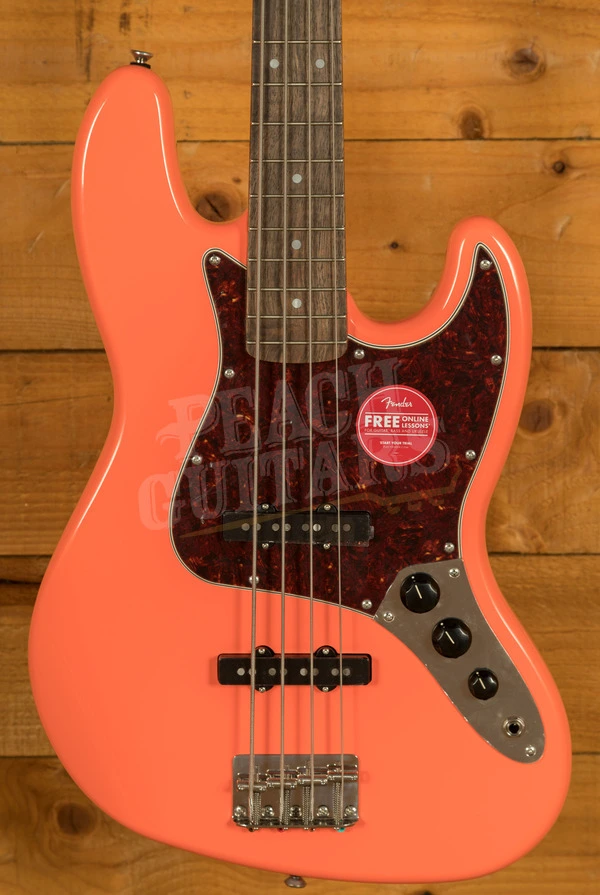 Squier Classic Vibe '60s Jazz Bass - Laurel - Tahitian Coral