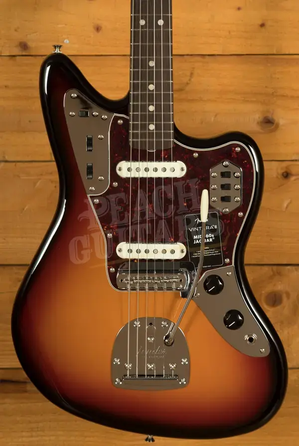 Fender Vintera III Mid '60s Jaguar - Rosewood - 3-Colour Sunburst