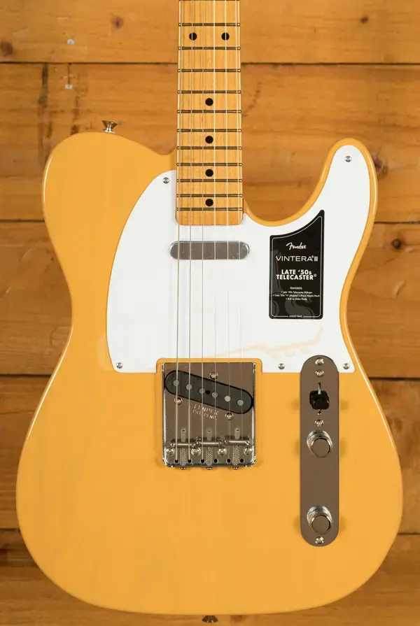 Fender Vintera III Late '50s Telecaster - Maple - Butterscotch Blonde
