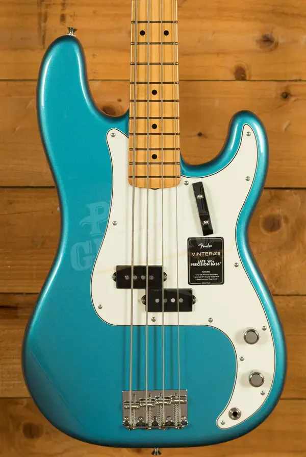 Fender Vintera III Late '60s Precision Bass - Maple - Lake Placid Blue