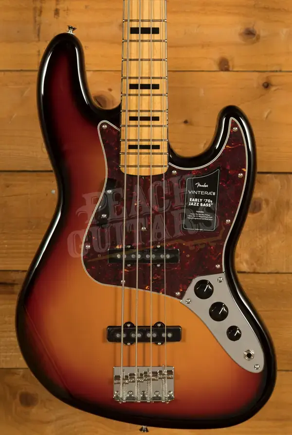 Fender Vintera III Early '70s Jazz Bass - Rosewood - 3-Colour Sunburst