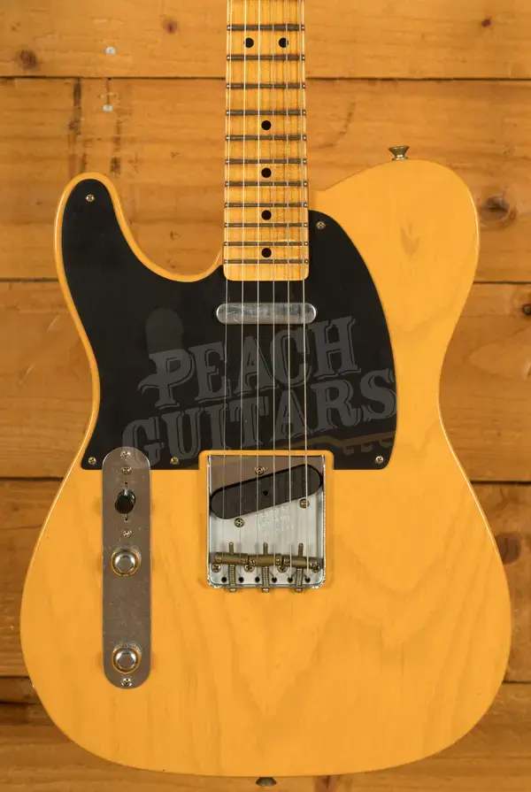 Fender Custom Shop 52 Tele Left-Handed - Journeyman Relic Butterscotch Blonde
