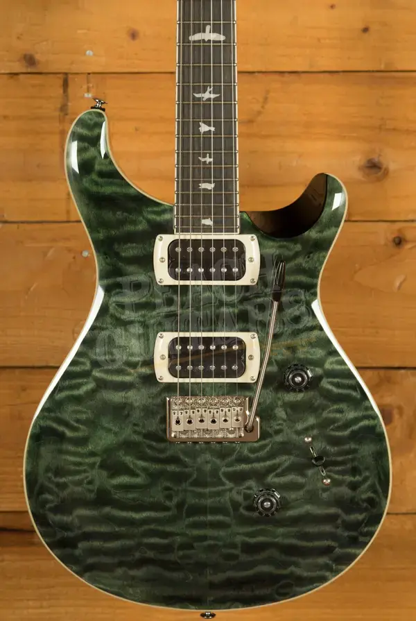 PRS SE Custom | Custom 24 Quilt - Teal Black