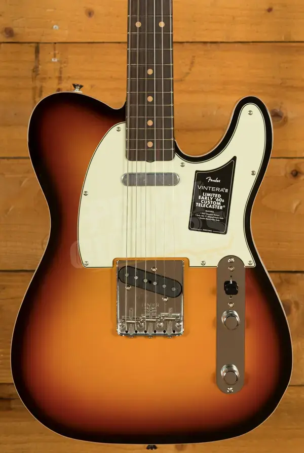 Fender Limited Edition Vintera III Early '60s Telecaster Custom - Rosewood - 3-Colour Sunburst